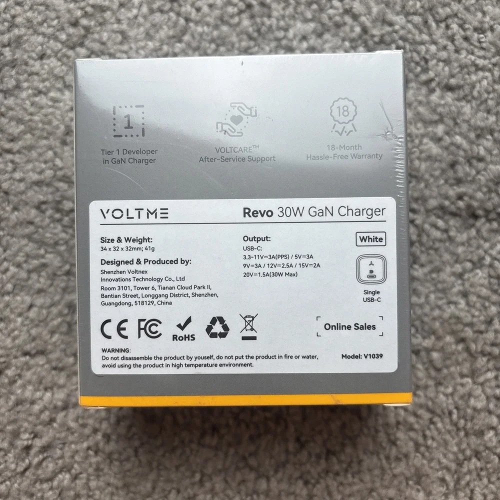 Voltme Revo Siri Gan Tech Fast‎ Charger